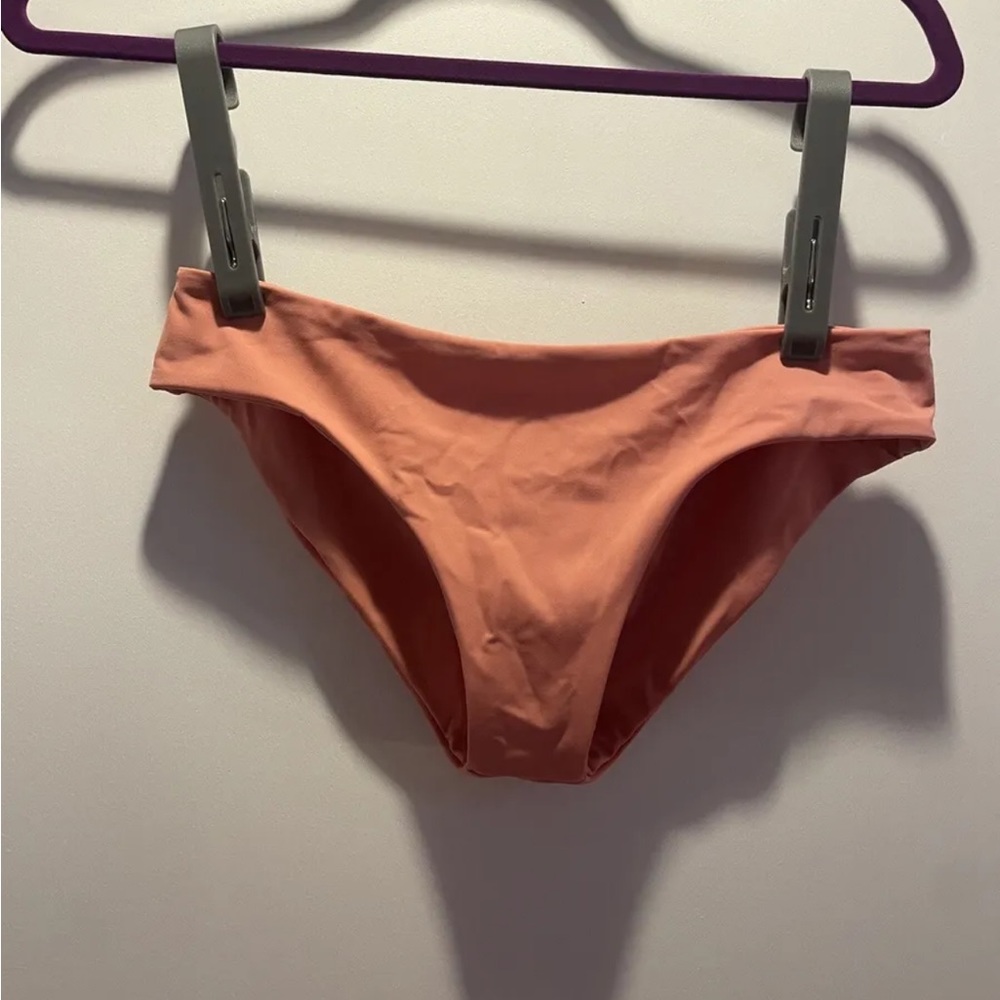 Indigo Swimwear Medium Bikini Bottom Salmon Rust Color
